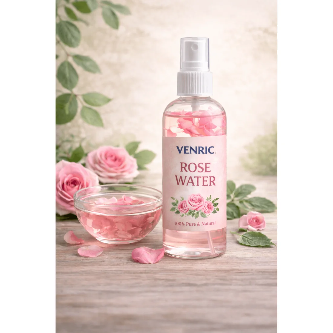 Venric Rose Water for Face & Skin